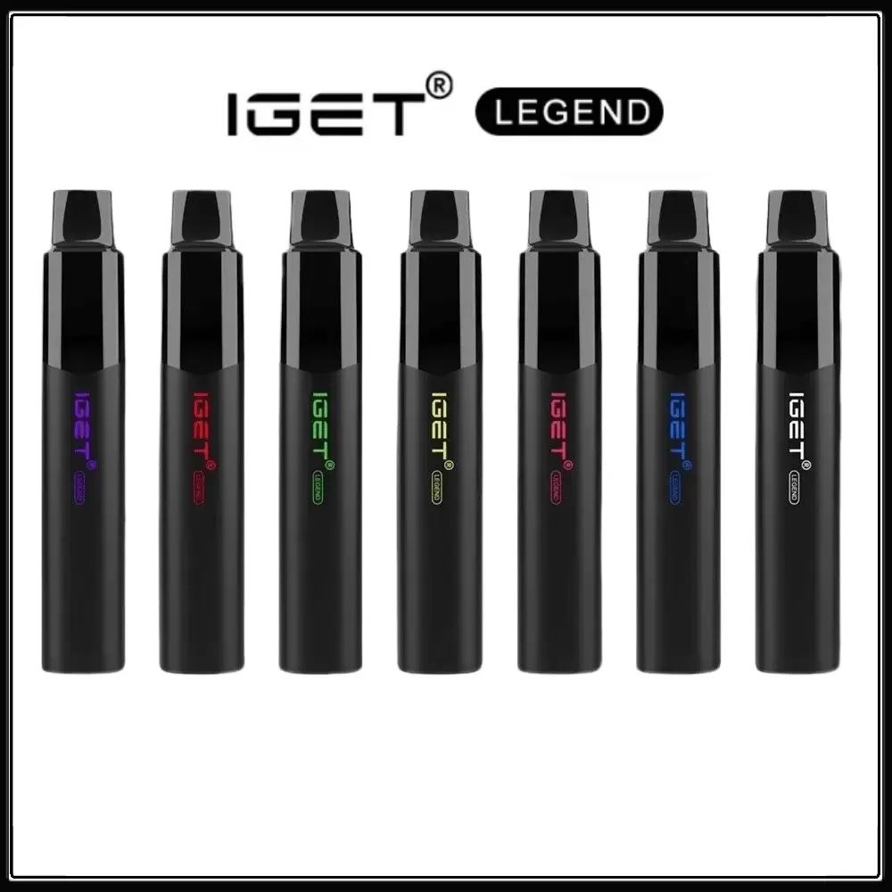 

Authentic IGET LEGEND 4000Puffs Disposable Vapes Pod E-cigarette Device Kit 4000 Puffs 1500mAh Battery 12ml Prefilled Cartridge Vape Pen Original