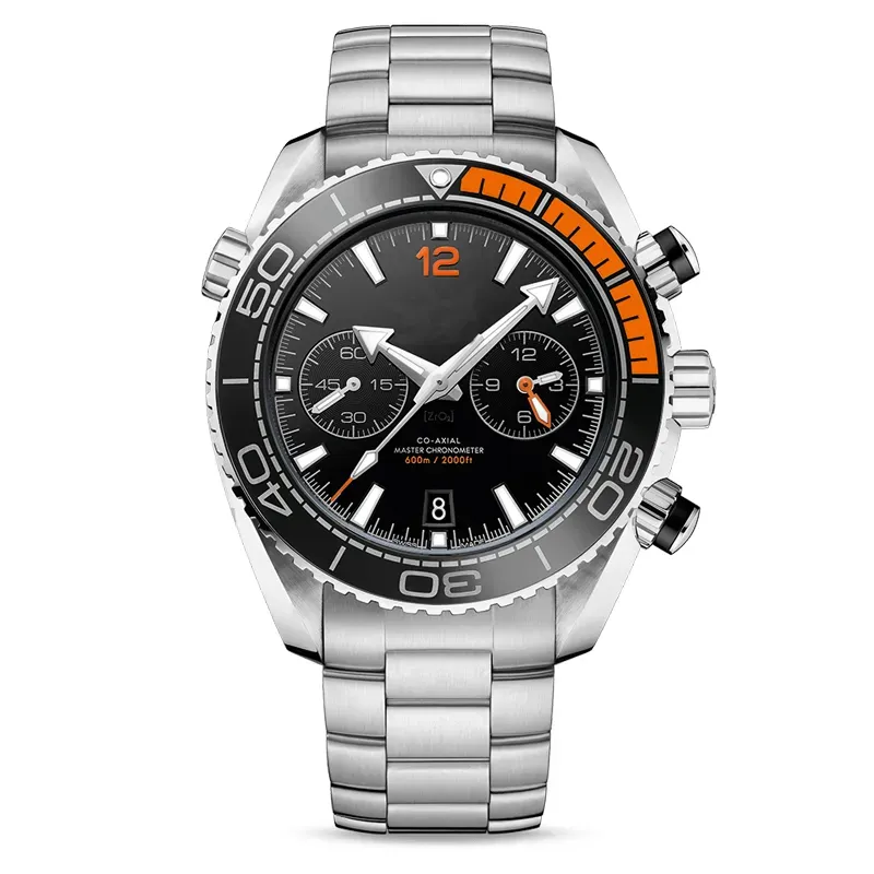 188 New limited edition watch Dial 44mm quartz movement Chronograph Diver 600m Skyfall Stainless Steel Back Sports Men's Ocean Watch 56