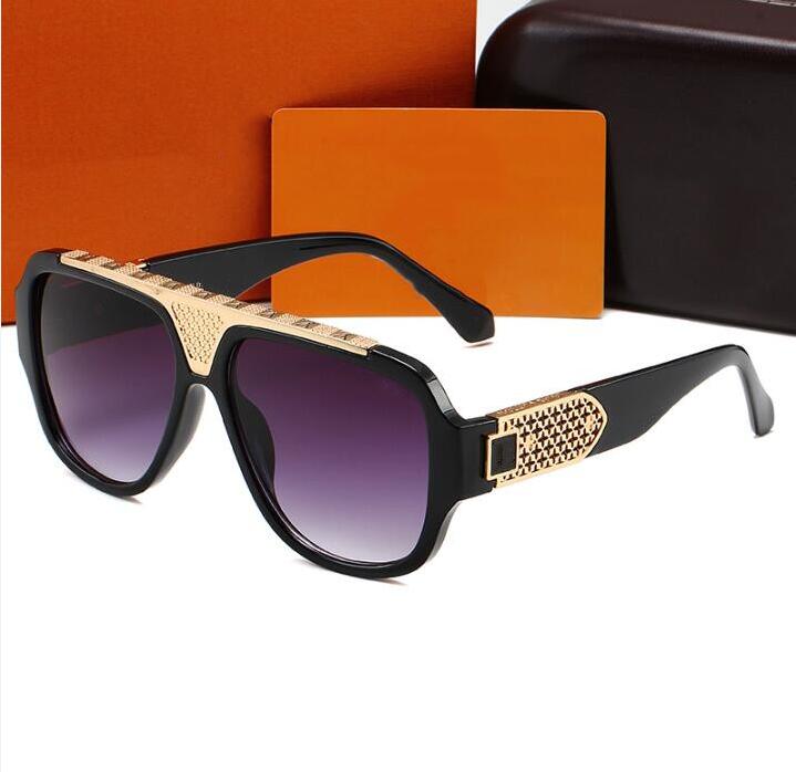 

luxury Sunglasses Designer letter womens Mens Goggle senior Eyewear For Women eyeglasses frame Vintage Metal Sun Glasses A637