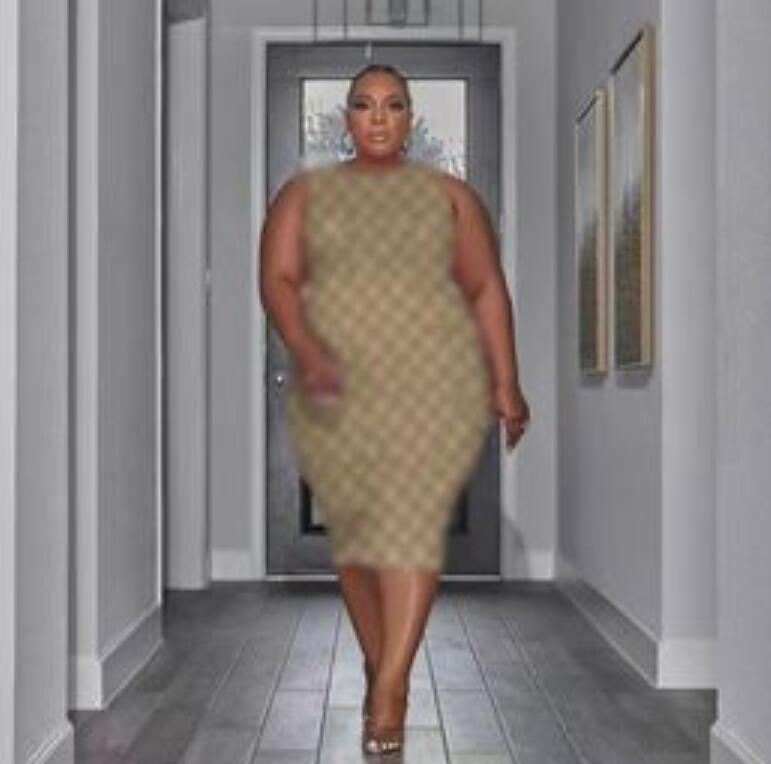 

Large 5XL Designer Women Casual Dresses V Neck Sexy Sleeveless UP Brand for slim girls NEW Luxury G Female Loose off shoulder dresses, 06