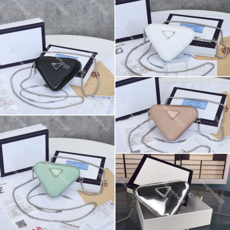 

Designer bag Luxury Mini Triangle Mini Coin Purses Chain crossbody bag Fashion Shoulder Bag Cute wallet for women change purse Wallet Green pouch Card holder, Make up the difference