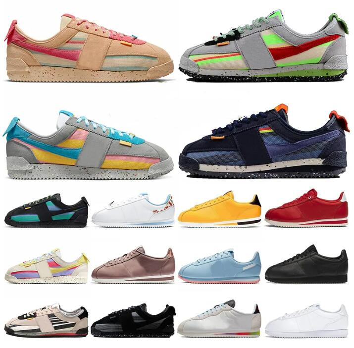 

2023 Cortez Classic Casual Shoes Mens Womens Black White Forrest Gump Stranger Things University Blue Trainers Designer Men Women Lightweight Basic Sneakers