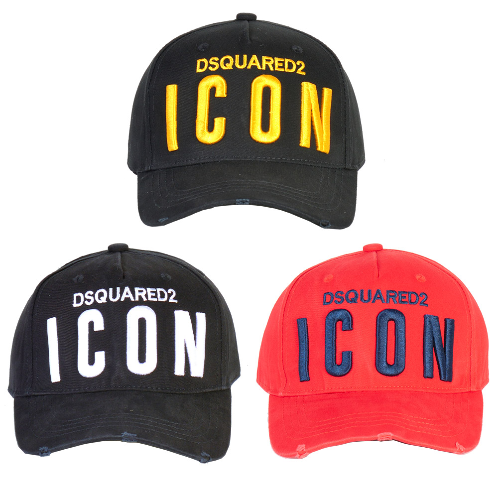

DSQUQREDD2 Hat DSQ2 Casual Fashion Trend Baseball Hat Simple Classic Letter Print Couple Unisex Sports Hat Street Fashion Hat D35, Red