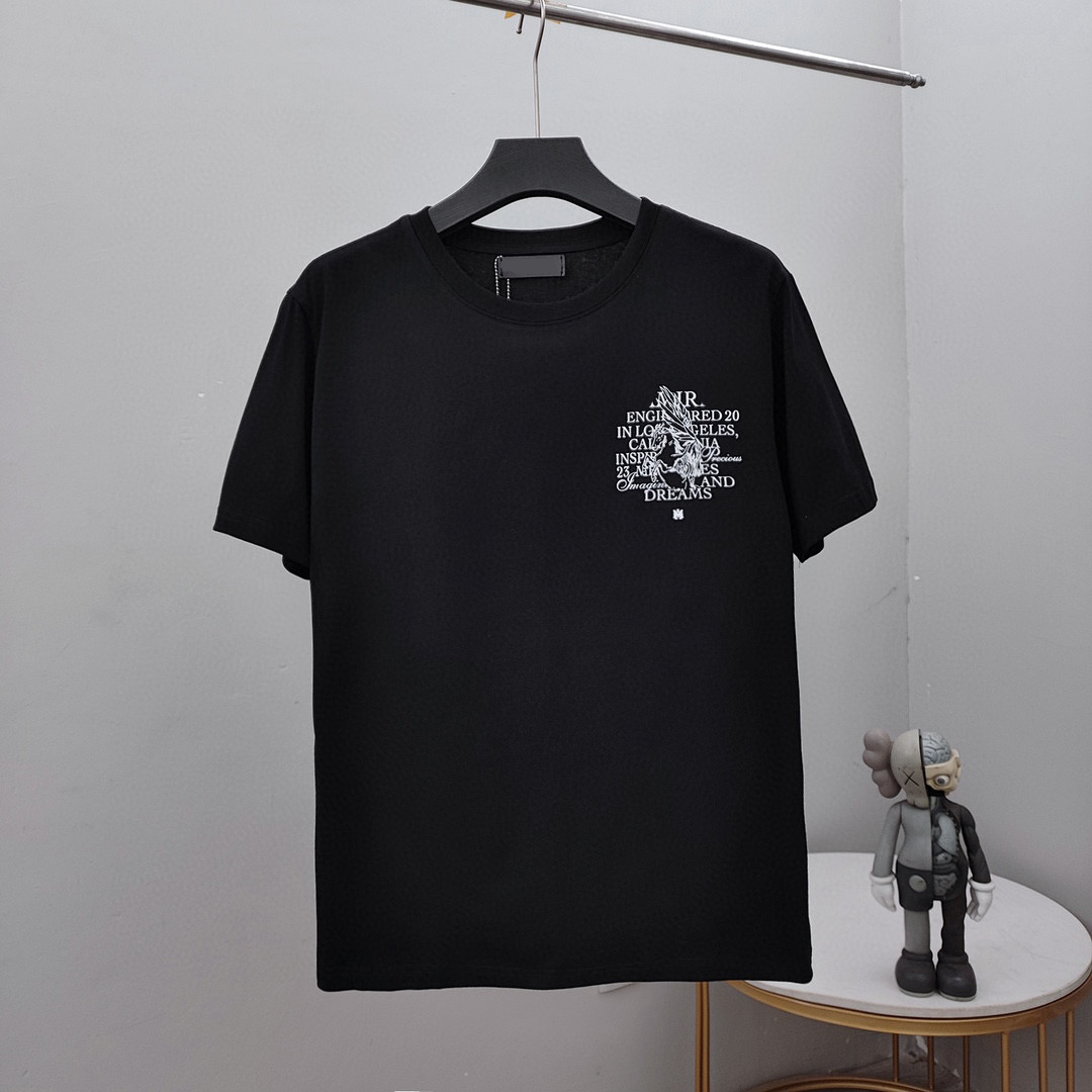 

Men's Plus Tees & Polos Round neck embroidered and printed polar style summer wear with street pure cotton w2rf