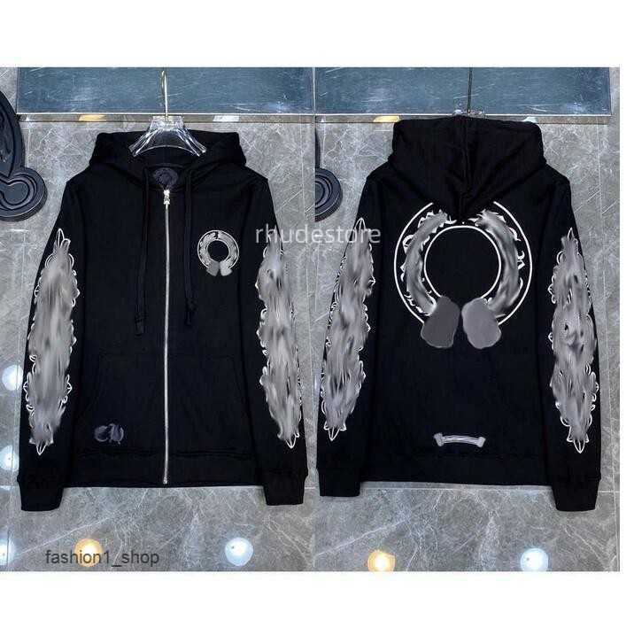 

& Sweatshirts Designer Mens Chrome Winter Heart Hoodie Ch Long Sleeve Jacket Loose Coat Hooded Hoody Men Woman Hip Hop Chromees Hearts 2wi 760U, 12