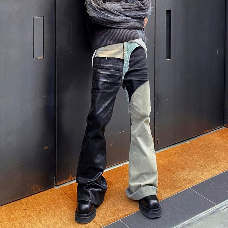 

2021 Original Rick Men Pants Black Washed Jeans Design Trouser Jeans for Men Owens Men Hiphop Streetwear jeans for women