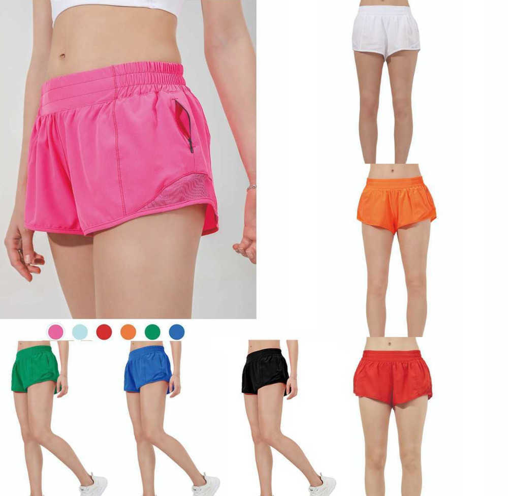 

designers lulus womens yoga Shorts Fit Zipper Pocket High Rise Quick Dry lulus lemon Womens Train Short Loose Style Breathable gym Quality Advanced design 80ess