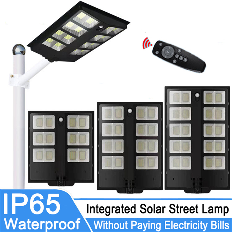 

LED Solar Street Lamps Remote Control PIR Motion Sensor Wall Light Waterproof Telescopic Rod Garden Lights for outdoor lighting