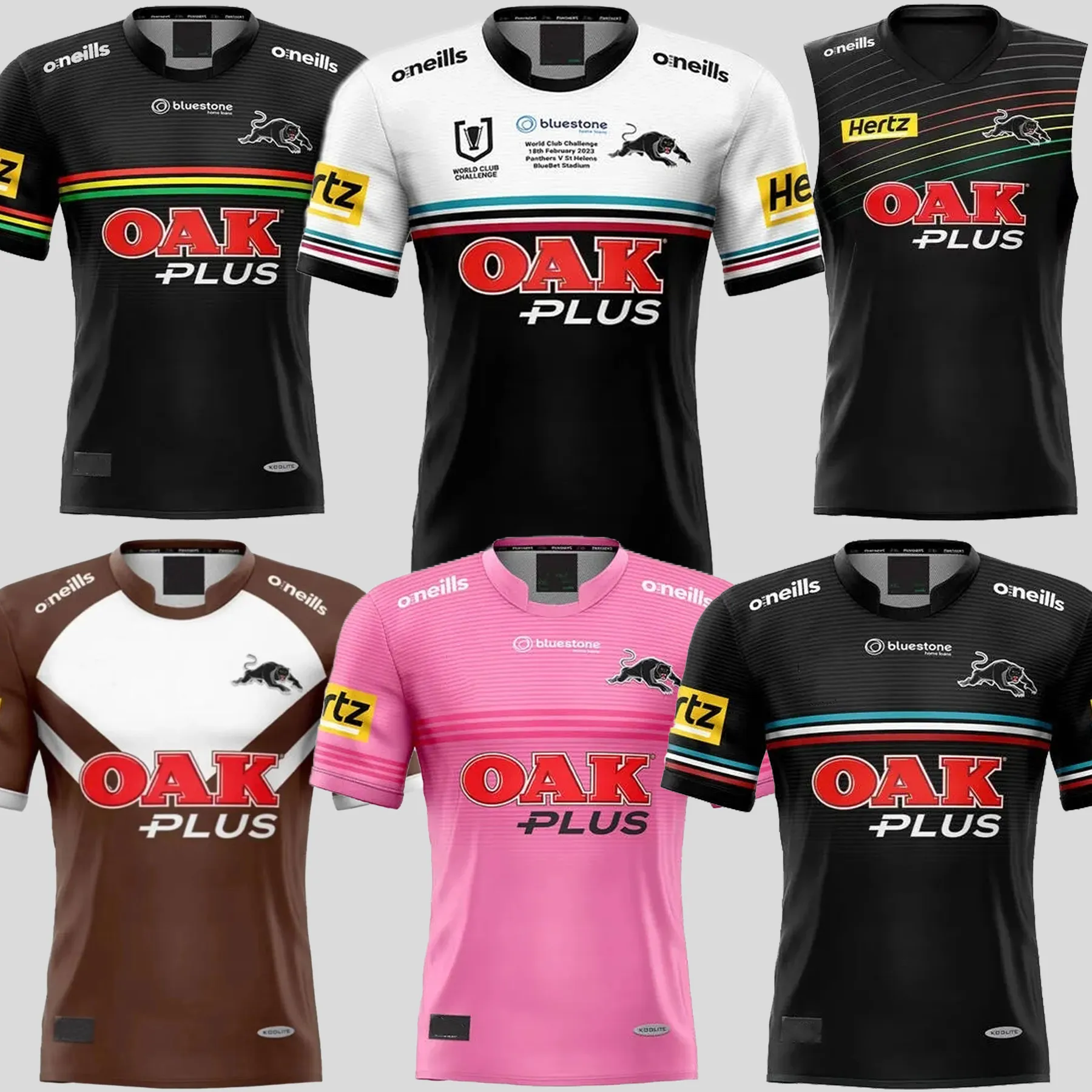 

2023 PANTHERS WORLD CLUB CHALLENGE Rugby Jerseys 23 24 Penrith Panthers home away ALTERNATE size S-5XL shirt, 2023 training jersey
