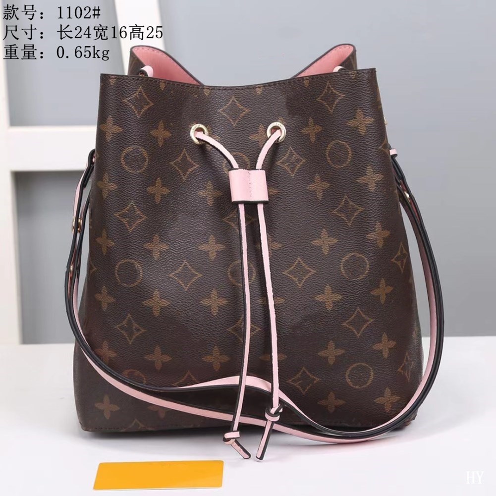 

NEONOE Bucket Bag Designer Bags Handbag Luxury Drawstring Single-shoulder Women's Bag Handbag Women's Shopping Bag Fashion Messenger Crossbodys Bag