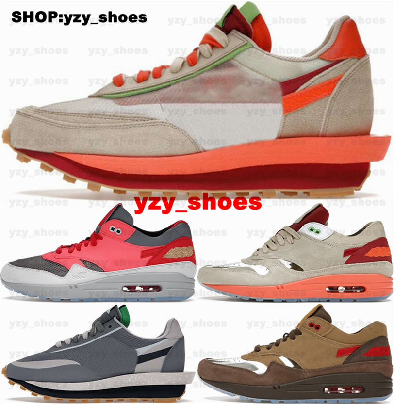 

Sneakers Shoes AirMax1 Sacais CLOT Size 12 Running Mens LD Waffle Us12 Max Eur 46 Casual 1 Trainers Designer Us 12 87 Cool Grey Air One Women Zapatos Kiss of Death