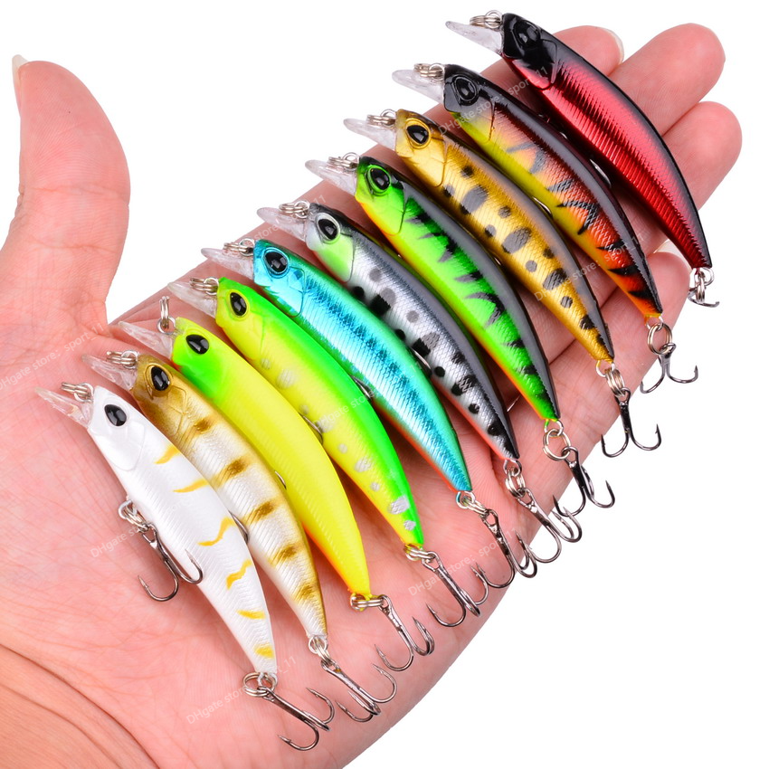 

FishingFishing Lures Aorace Laser Slow Mixed Minnow Fishing Lure Set Wobbler Crankbait Isca Artificial Hard Bait Carp Mini Fishing Lures