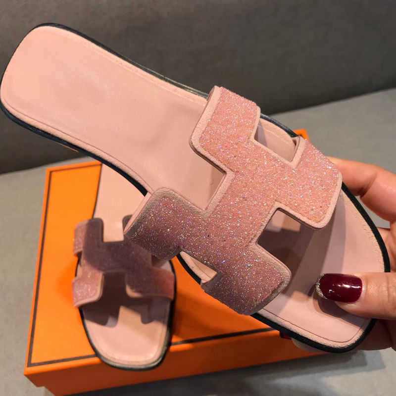 

Oran Hermz h Slipper Woman Beach Outwear Shoe Orans Sandal Women's 2023 Genuine Leather Summer High Edition Versatile Fashion Jxgy