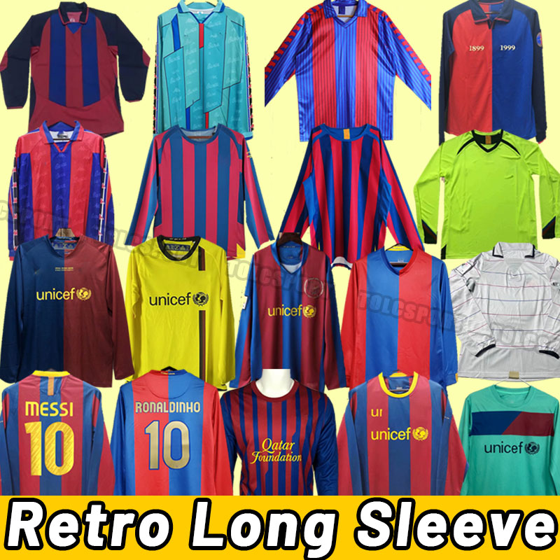 

Retro soccer jerseys RONALDINHO RIVALDO Iniesta Ibrahimovic Eto'o Kluivert GUARDIOLA BarcelonaS RONALDO XAVI 03 04 05 06 07 08 09 10 11 12 91 92 long sleeve 95 96 97 98 99