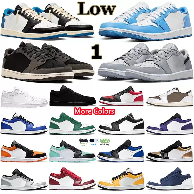 

Jumpman 1 Low 1 1s Mens Basketball Shoes Dark Mocha University Blue Se Light Smoke Grey Gym Red White Atmosphere Dark Teal Pine Green Gold Toe Men Women Sneakers