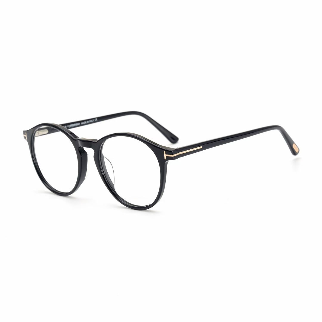

Sunglasses Frames TOM Brand Retro Acetate Round Prescription Glasses Frame For Men Women Eyewear High Quality Clear Lense Eyeglasses TF5294 230417
