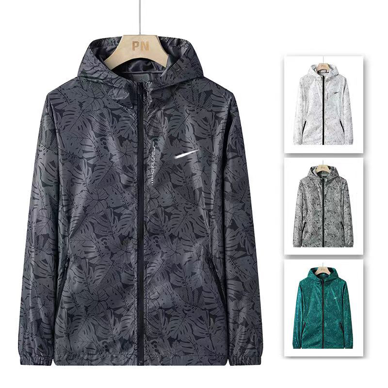 

Mens jacket Tech designers Jackets coat sunscreen loose casual thin style sports coat N print
