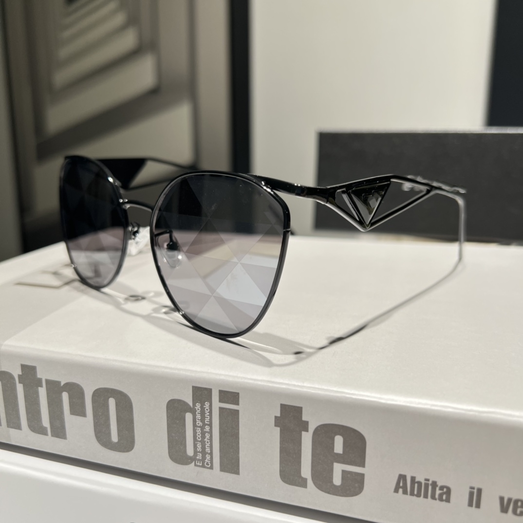 

SPR8428 Sunglasses for Women Men Designer Summer Shades Polarized Eyeglasses Big Frame Black Vintage Oversized Sun Glasses of Women Male