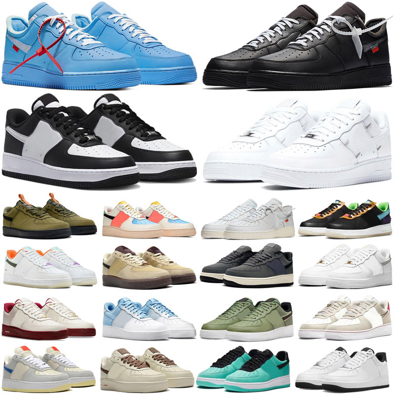 

Wholesale 2023 Classic FORCES Mens Low RunninG Shoes Cheap One Unisex 1 Knit Euro High Women All White Black Red Skateboard Skate Outdoor Trainers Shoe, 36