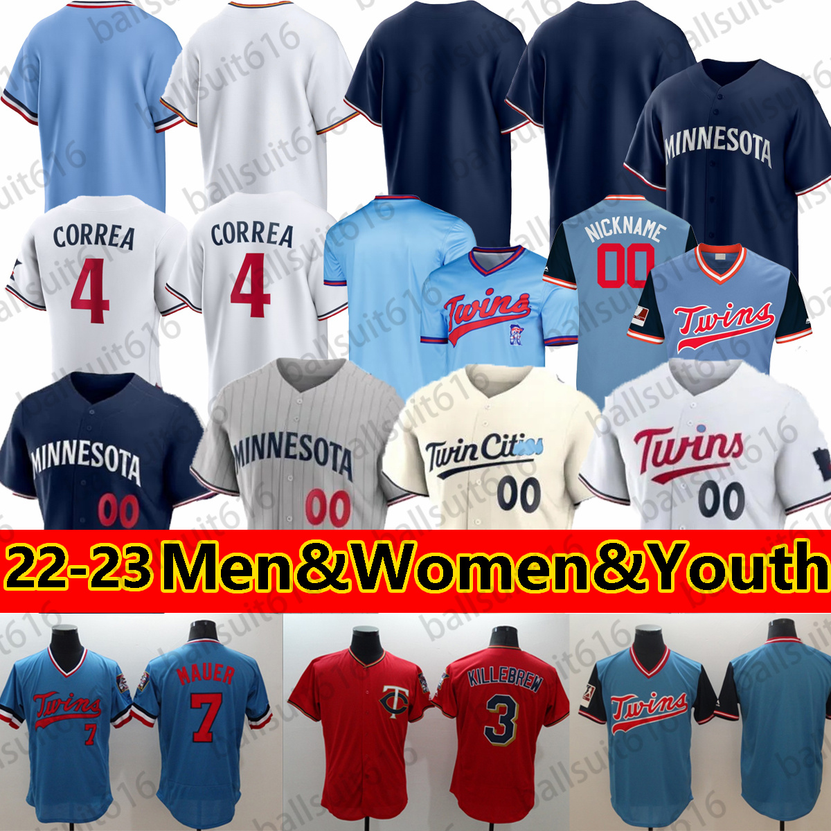 

2022 2023 New Minnesota Baseball Jersey Twins 26 Max Kepler 24 Gary Sanchez 22 Miguel Sano 4 Carlos Correa Harmon Killebrew Francis Peguero Luis Arraez Jersey, Army green