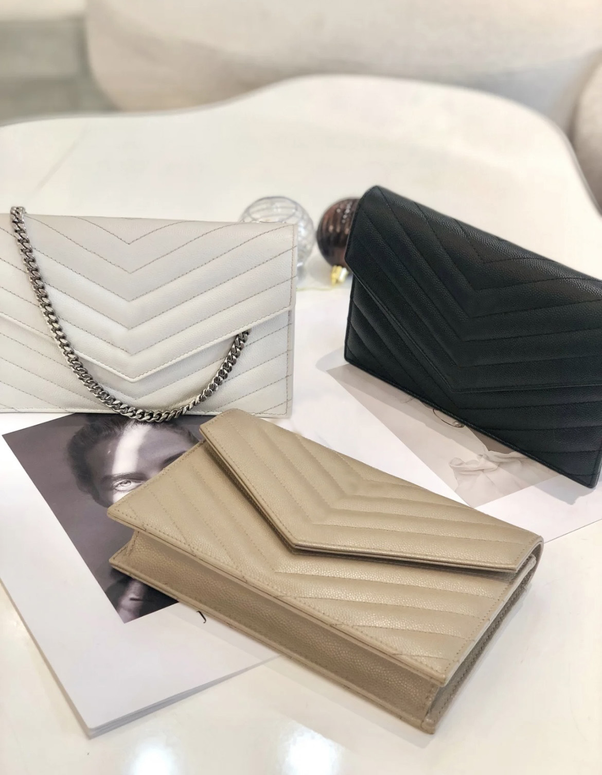 

Fashion Designer Women's tote bag Women's Envelope Shoulder Bag High Quality Leather Messenger Bag Wallet Zipper, #6