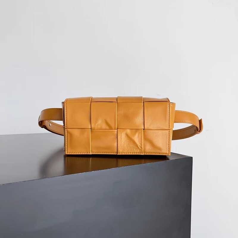 

Luxurys Venetas Bag Bottegas 2023 Cassette Woven Bag Genuine Leather Texture One Shoulder Crossbody Bag Small Bag Cute Versatile Small Square Bag Zc, Oil skin rain tree green
