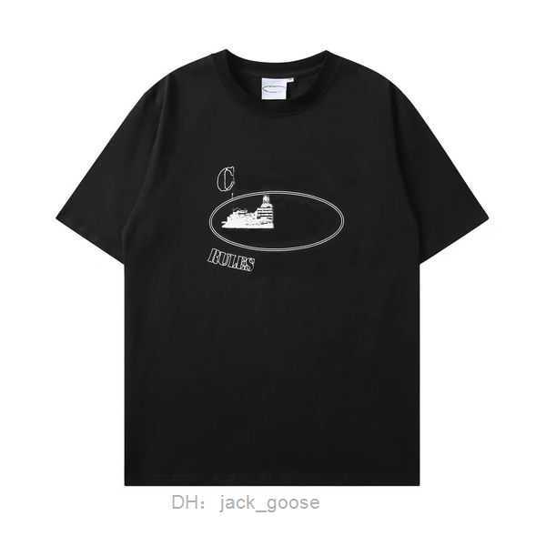 

Men' Designer t Shirt Mens Summer Round Neck Womens Short Sleeve Letter Print Cotton Shirts Tops Corteiz High Street Clothes 1 N7LU