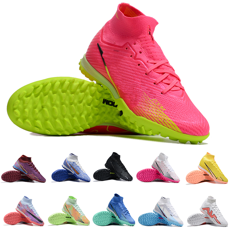 

Soccer Shoes Mercurial Superfly IX 9 Luminous TF Cleats Zoom Elite Blueprint Cristiano Ronaldo Bonded Barely Green Mbappe Pack Cleat Dream Speed 6 FOOTBALL Boot, Superfly 9 -#6