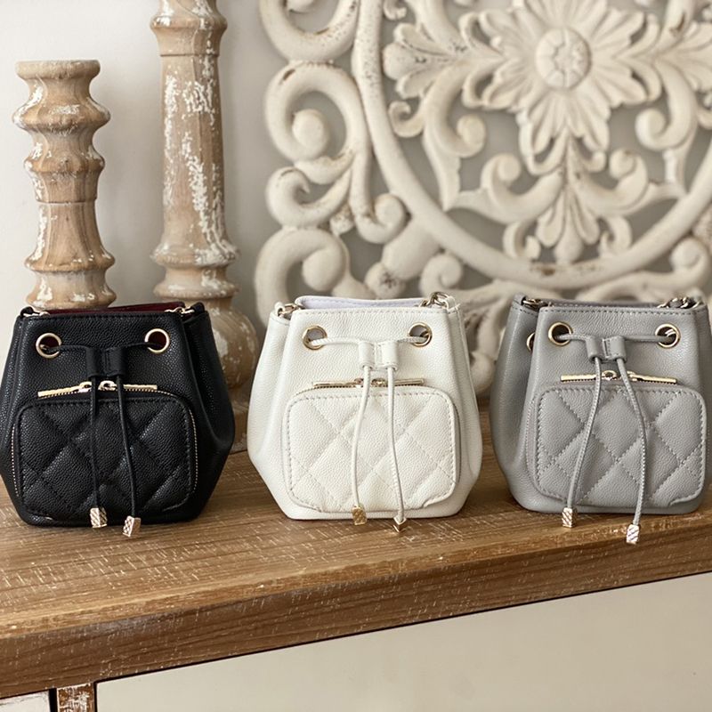 

Delicate knockoff Designer Bucket bag 12.5CM Genuine leather Crossbody bag With Box YC167