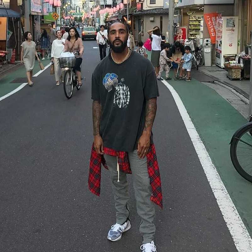 

Fashion Designer Clothing Galleryes deptes Tees Tshirt Character Print T-shirt Jerry Same Daz Dillinger Rock Loose Short Sleeve Casual Streetwear Sportswear, Wash black