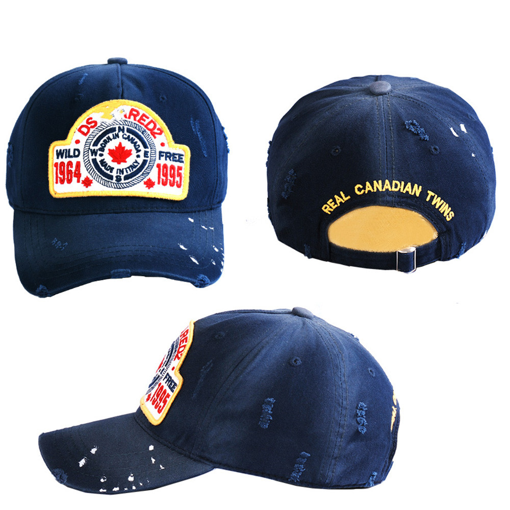 

DSQUQREDD2 ICOND2 Casual Fashion Trend Baseball Hat Simple Classic Letter Print Couple Unisex Sports Hat DSQ ICON Street Fashion Top Quality Hat D10, Red