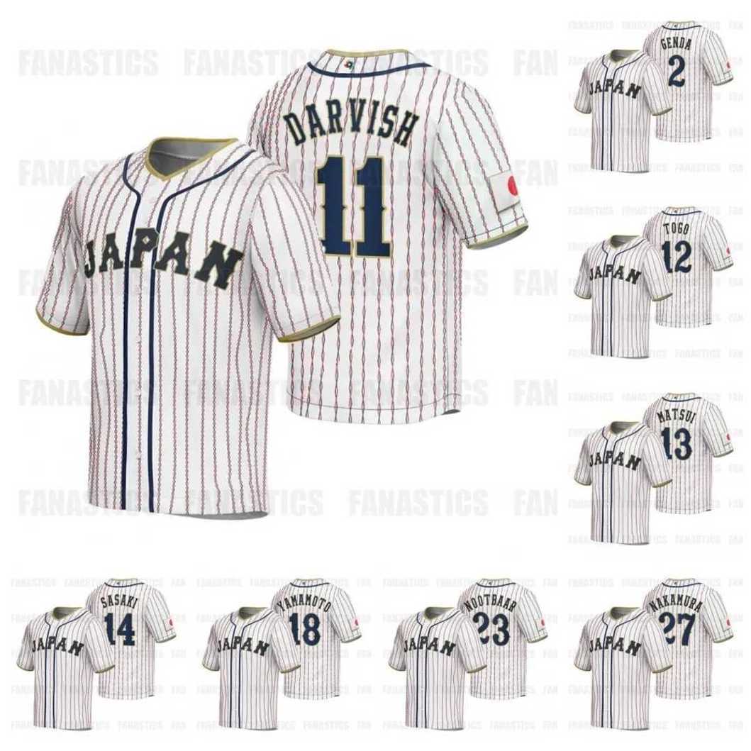 

Shohei Ohtani 2023 World Baseball Classic Team Japan Jerseys WBC Yu Darvish Seiya Sasaki oshinobu Suzuki Roki Shohei Ohtani Yamamoto Lars Nootbaarx, Men
