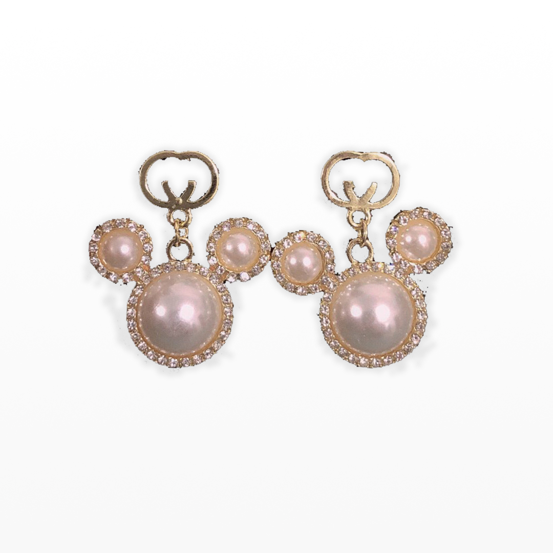 

2023 Fashion Pearl Earrings Spring Women's Love Pink Pendant Earrings Designer Gifts Jewelry Classic Bear Earrings 18K Plated Jewelry Wholesale