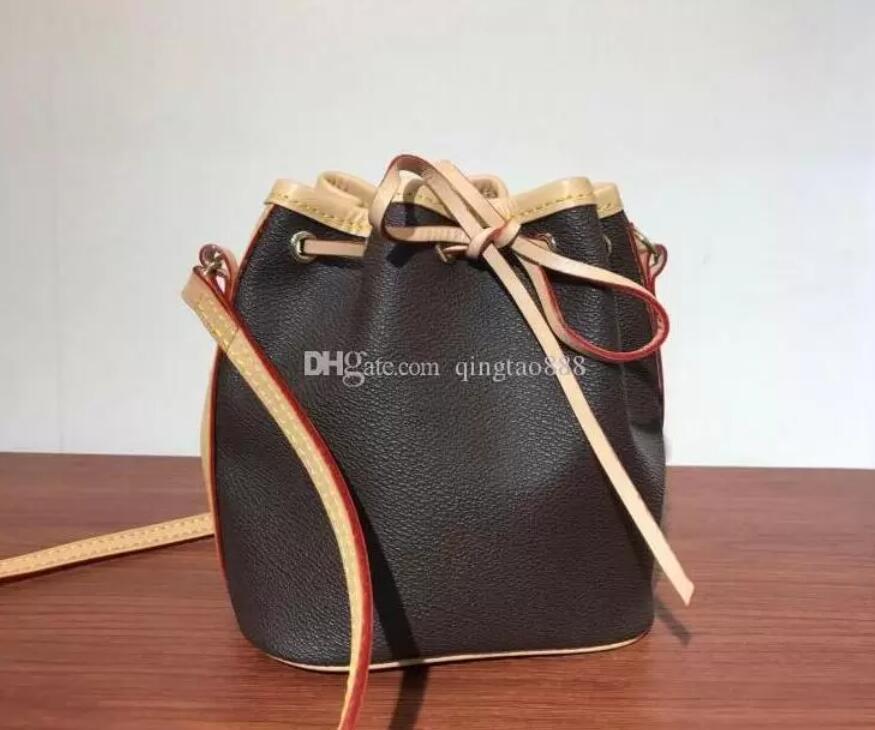 

Luxury Designer Mini Shows Leather Fashion bag Shoulder NANO NOE Bags Women Genuine Totes High Messenger Handles Handbags, Airbag [no bag]