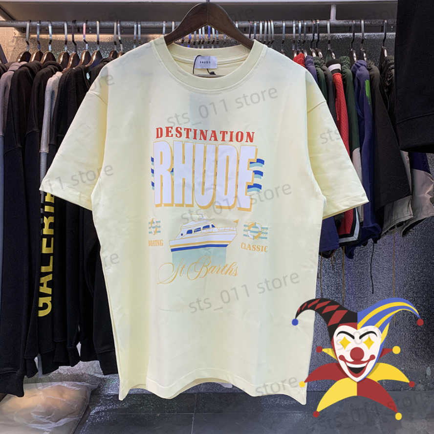 

Men's T-Shirts T Shirt Men Women 1 1 Best Quality Oversized Steamship Printing Tee Short Sleeve T230419