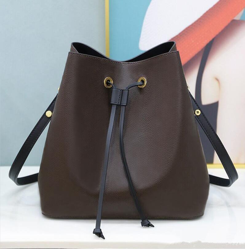 

Designer Woman shoulder bag handbag purse tote classic flower checked damier fashion classic bucket wholesale discount, Flower-red