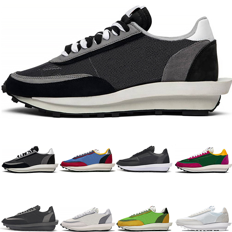 

running shoes ldv men women sacai white Nylon Black grey Varsity Blue Pine Green Green Gusto Outdoor Trainers sneakers 36-45
