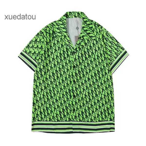 

New Style Hawaii Floral Print Beach Shirts Men's Designer Silk Bowling Shirt Casual Hawaiian Shirts Men Summer Blouse Short Sleeve Loose Dress tshirt 4 NFMZ