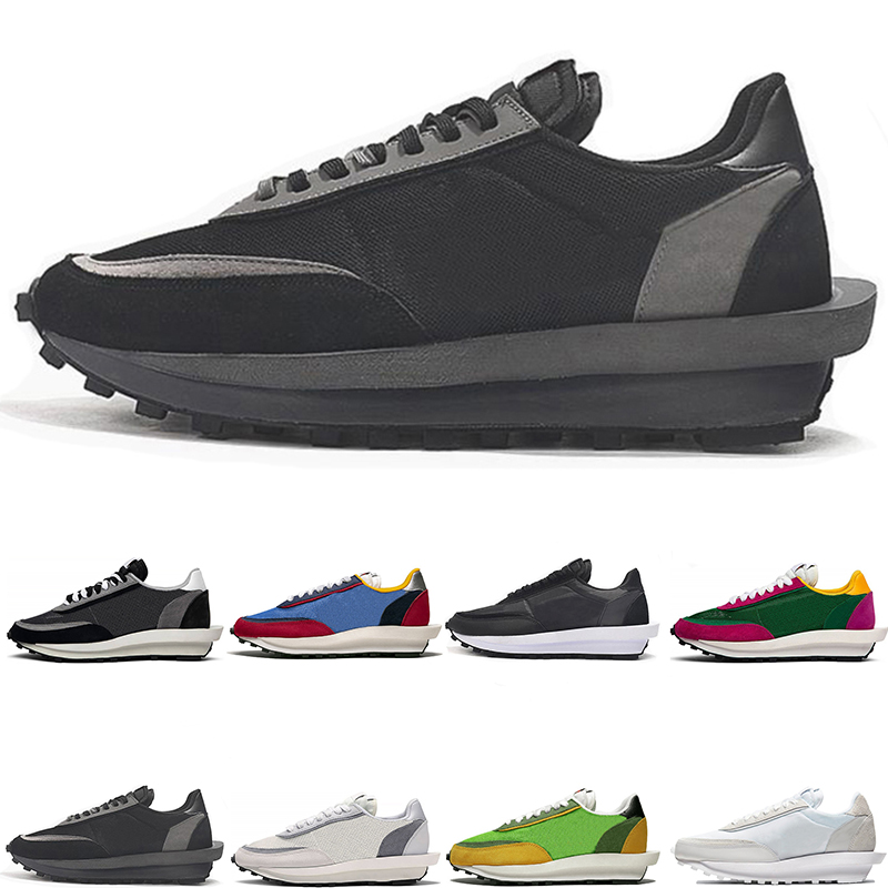 

new running shoes ldv men women sacai white Nylon Black grey Varsity Blue Pine Green Green Gusto Outdoor Trainers sneakers