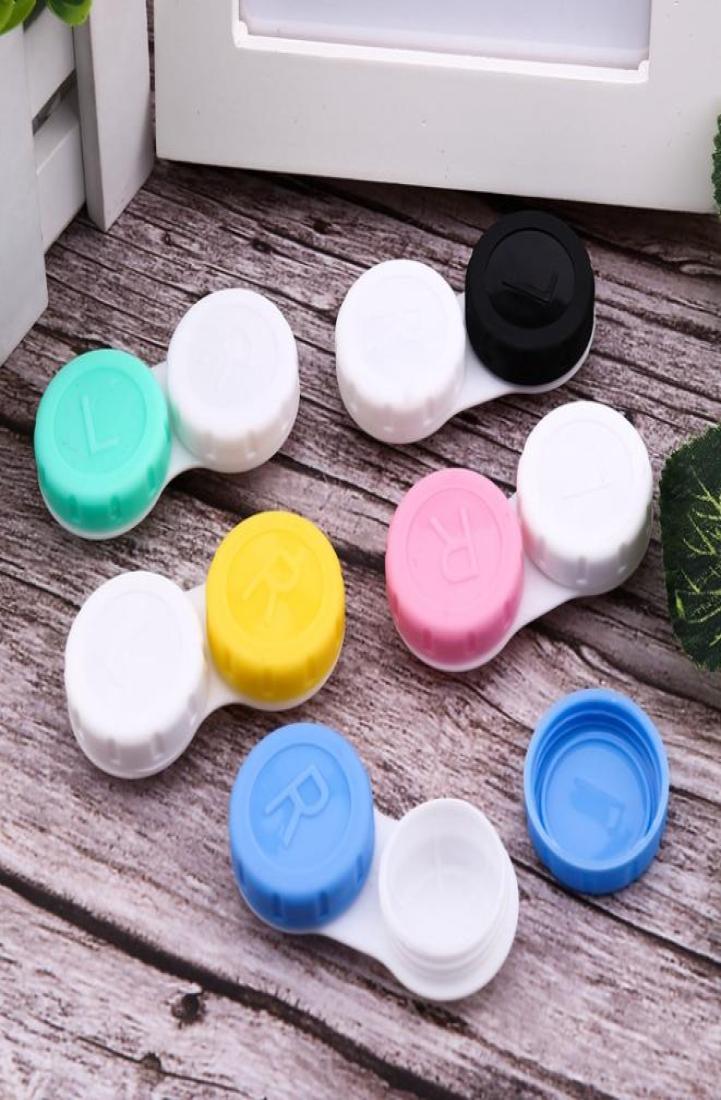 

Contact Lens cases Storage Holder Soaking Container Glasses Cosmetic Contact Lenses Box For Eyes Portable Travel Kit5818227