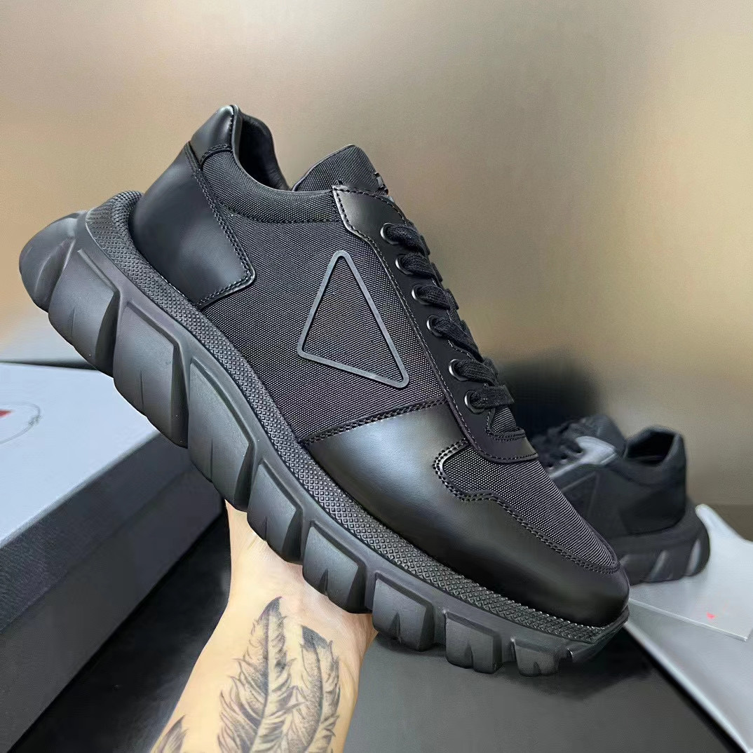 

Top Brand 23S/S Prax 01 Sneakers Shoes Men's Re-Nylon Technical Fabric Casual Walking Famous Rubber Lug Sole Party Wedding Runner Sports EU46, 22