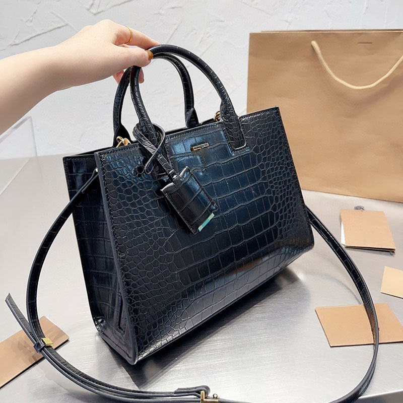 

Designer Women's Bags Large Tote Bags Saddle Shoulder Crossbody Bags Luxurious Handbags 27CM, Black-leather-27cm