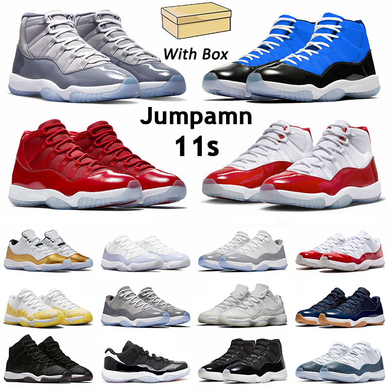 

New 2023 mens womens basketball shoe jmpman 11s Tour Yellow Snakeskin Cherry Black Blue Cement Grey designer sports 11 Low Casual Fashion Sneakers big size 36-47, D36 pink snakeskin 36-47