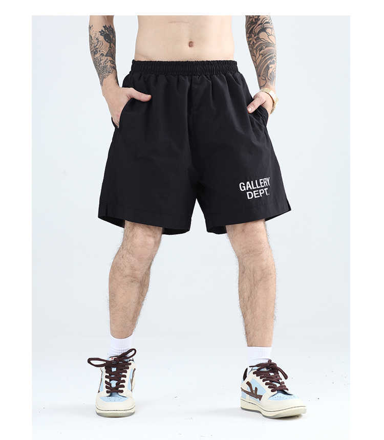 

Fashion Designer Clothing Galleryes Depts casual shorts Embroidery Letters Summer Beach Drawstring Mesh Lining Men's Women's Summer Loose Quick Drying Shorts, Orange