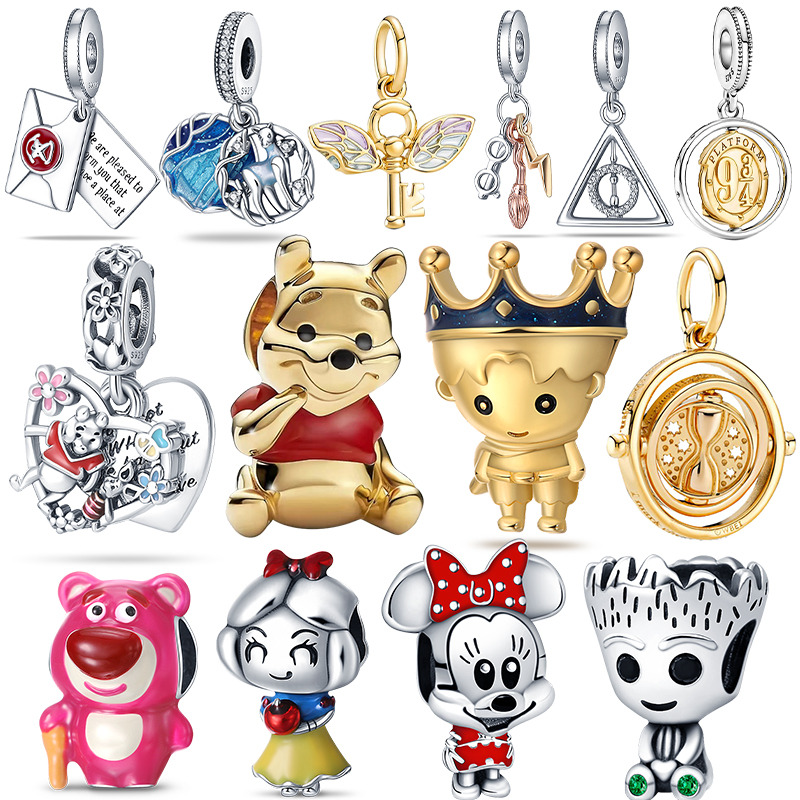 

925 Sterling Silver Charm Bracelet Chain Beads Suitable for Women's Original Bracelet DIY Pandora Jewelry Fashion Accessories Free Delivery