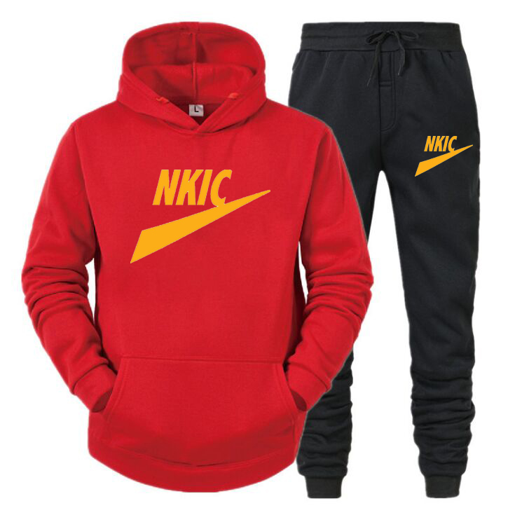 

Men's Tracksuits Casual Hooded Jackets Fashion Male Set Warm Tracksuit Sportswear Hoodies Pants Sets Coat Jacket Men Long Sweatshirt, Dark grey 1