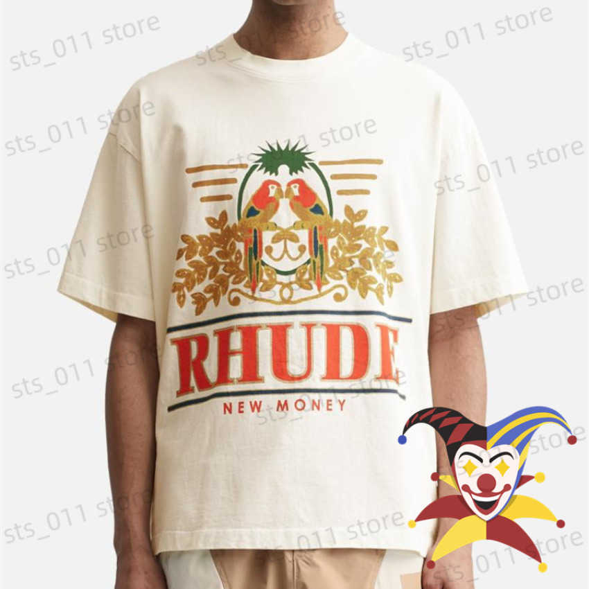 

Men's T-Shirts Parrot Print T-shirt Men Woman Oversized Loose Top Tees T230419, 15