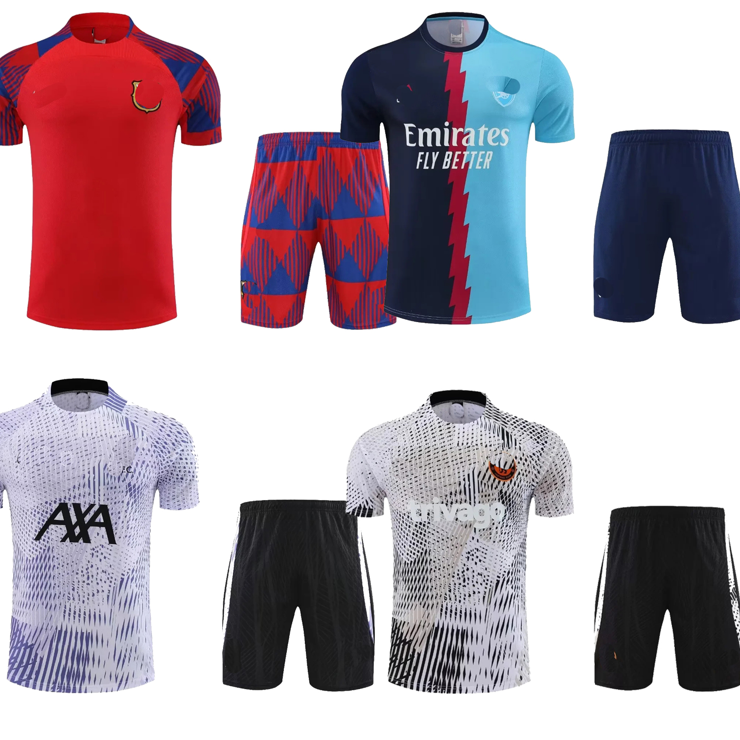

Training Kits Soccer kit Mens Shorts jogging tracksuits clothing Short Sleeve arsen Barcelona football survetement track suits chandal Sweater sets, Image