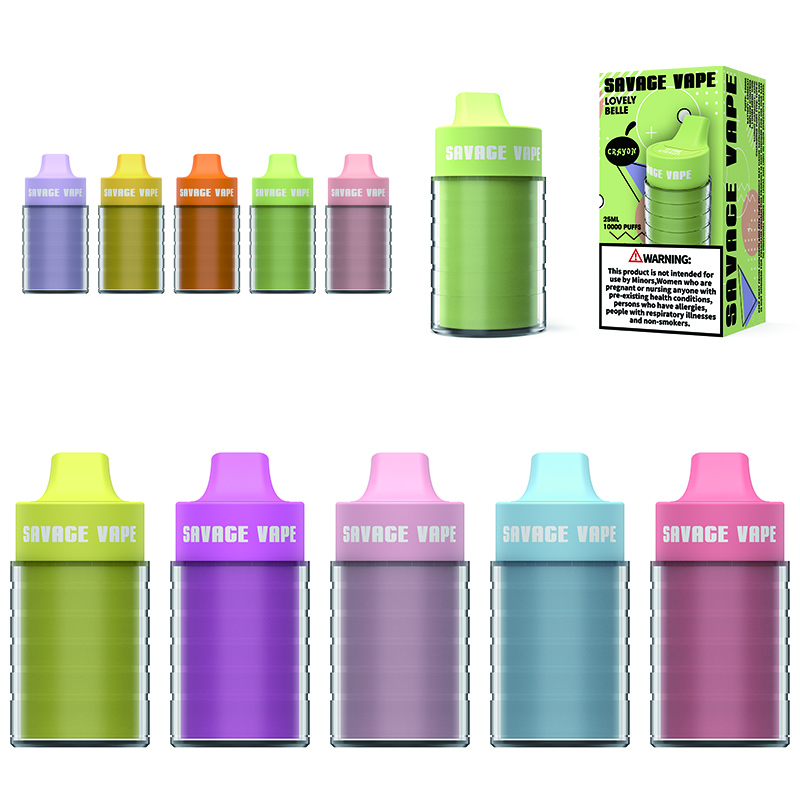 

Original e cigarette savage vape crayon 10000 puffs disposable vape puff 9k 650mah rechargeable battery airflow control 25ml prefilled cart puffbar 0% 2% 3% 5% vaper pod