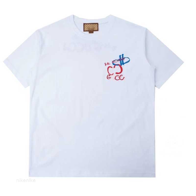 

2023 Mens t Shirt Designer Shirt Mens Tees Luxury Cotton Fashion Casual Short-sleeved Co-branded Letter-printed Lovers Same Style S-5xl